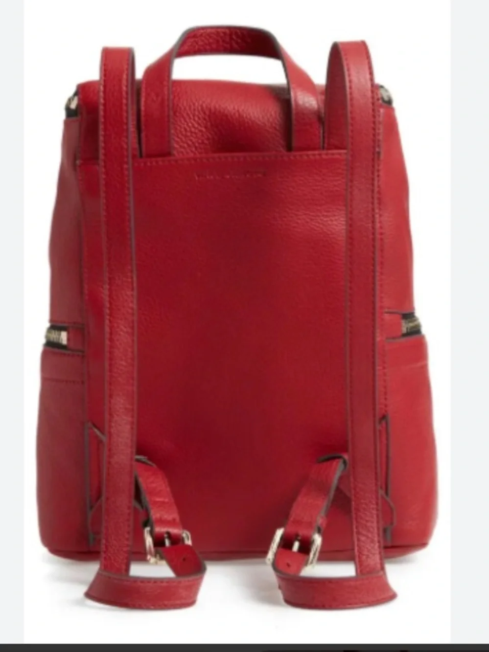 Vince Camuto Katja Leather Backpack Pepper Berry Red
